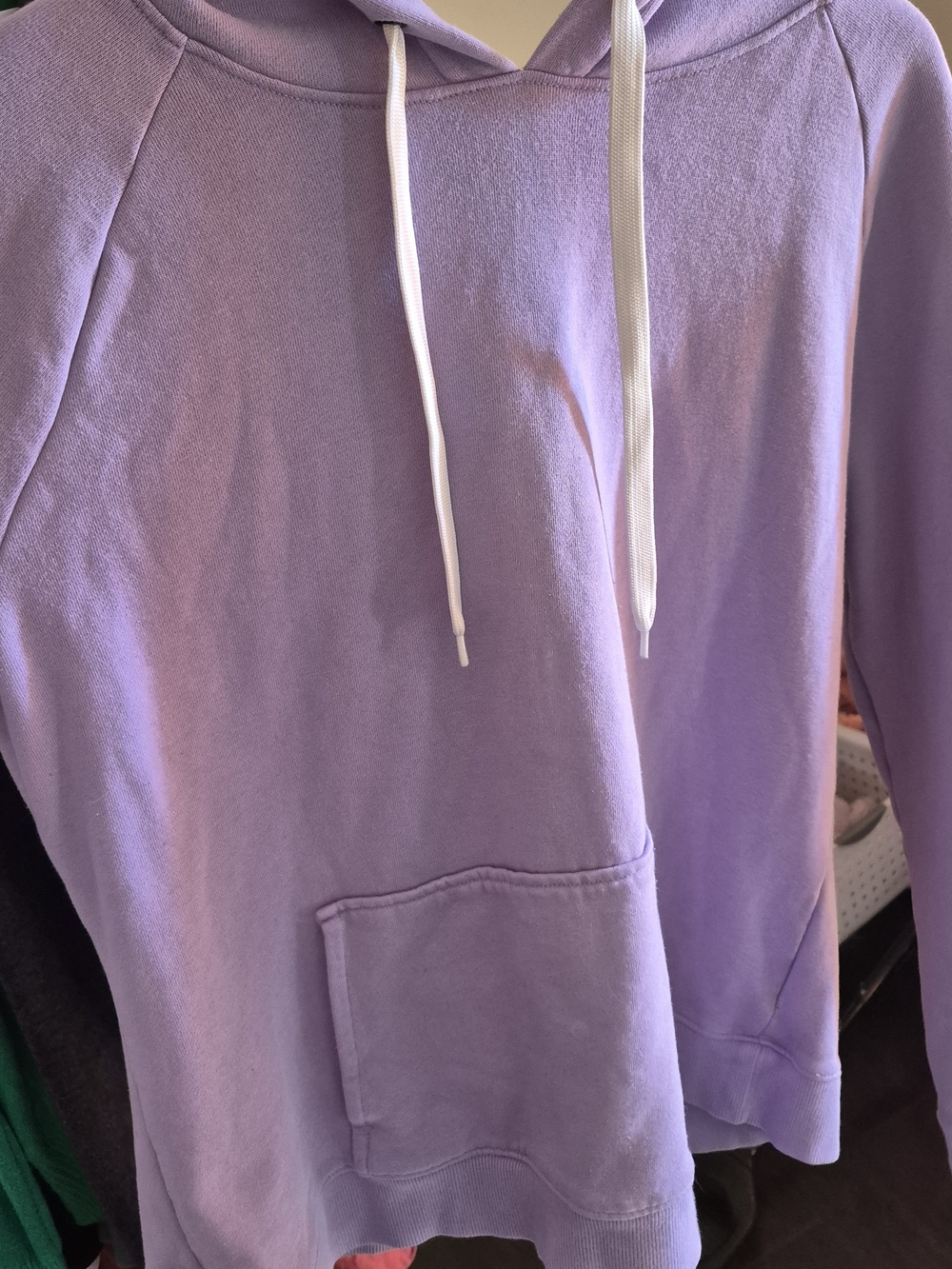 Lavender Hooded Sweatshirt Pullover